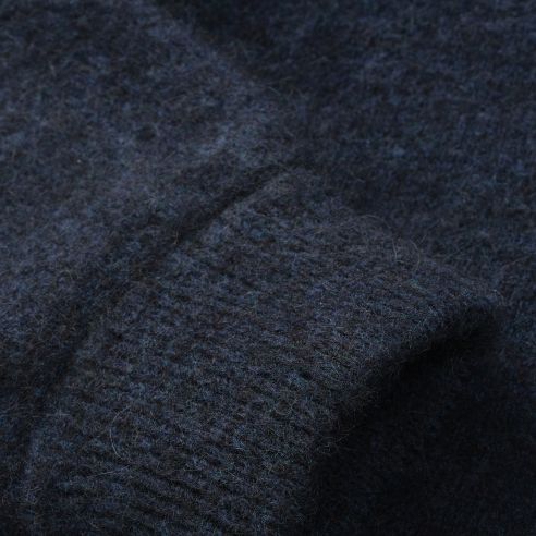 Seventh Alpaca Knit V2 Jakke Mørkeblå