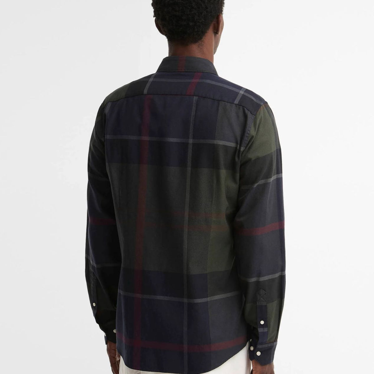 Barbour Dunoon Tartan Tailored Skjorte Navy/Mørkegrøn