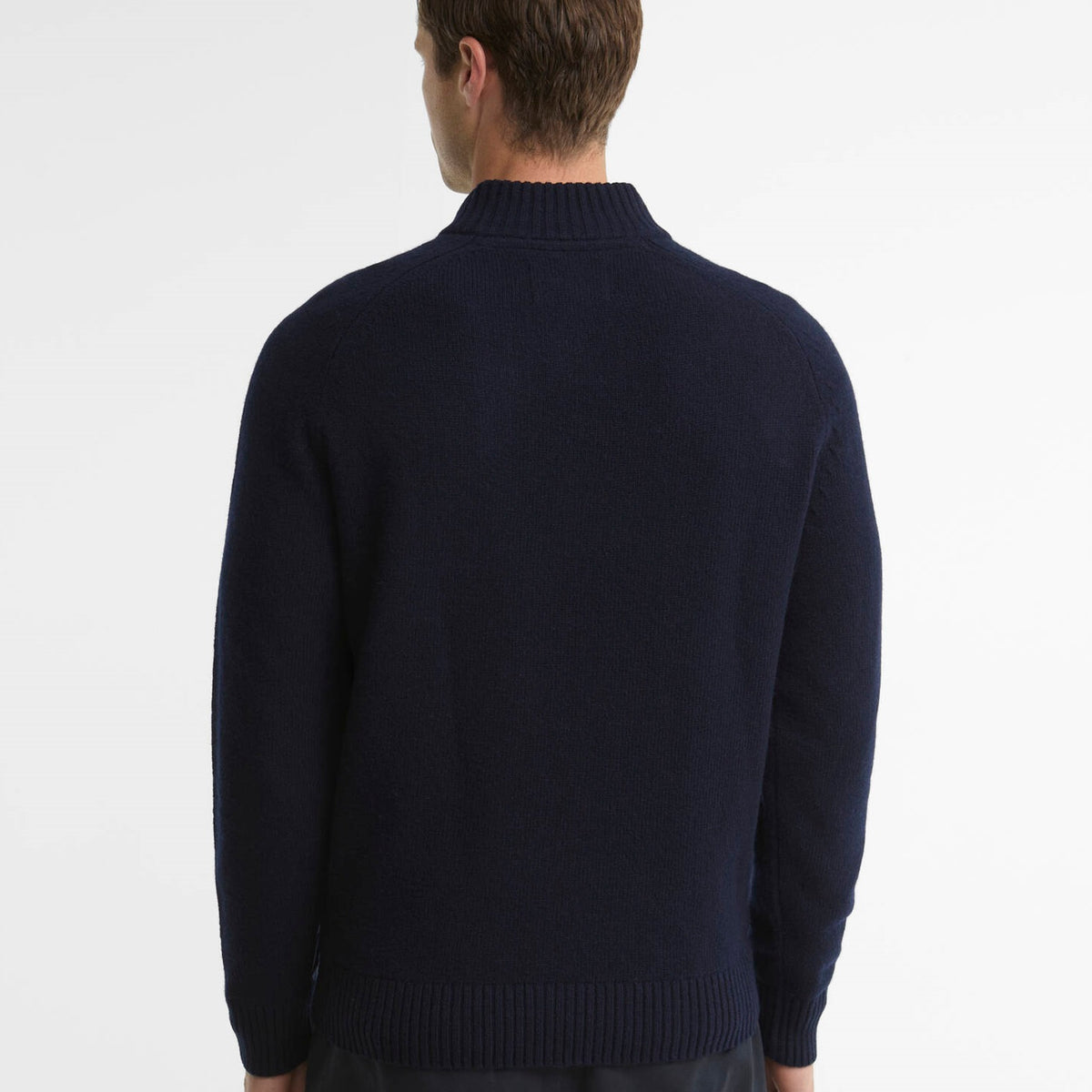 Barbour Newtown Half Zip Striktrøje Marineblå