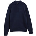 Barbour Newtown Half Zip Striktrøje Marineblå