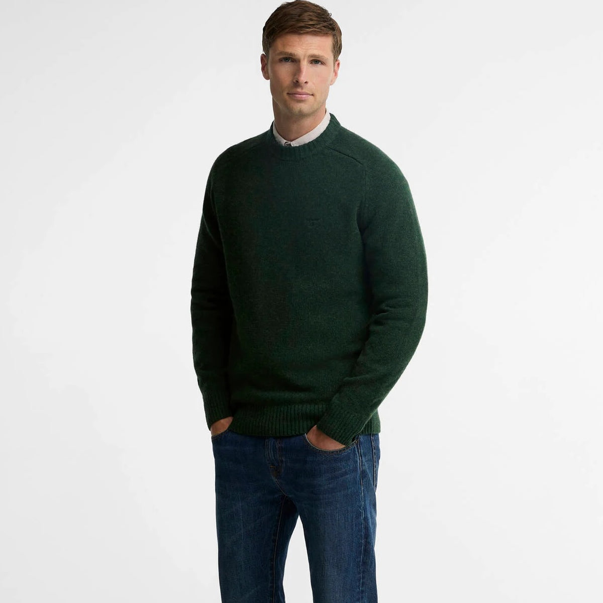 Barbour Newtown Sweater Mørkegrøn