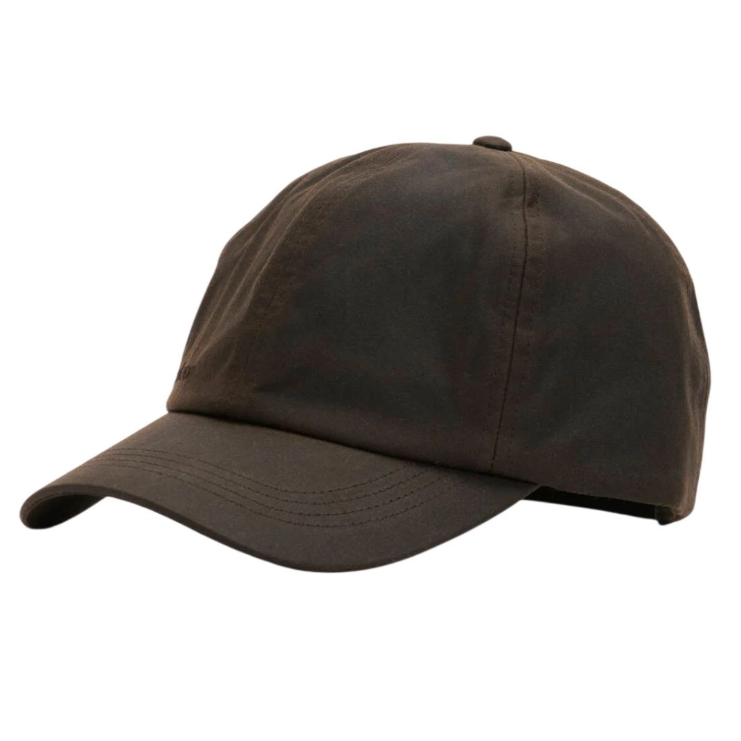 Barbour vokset kasket brun