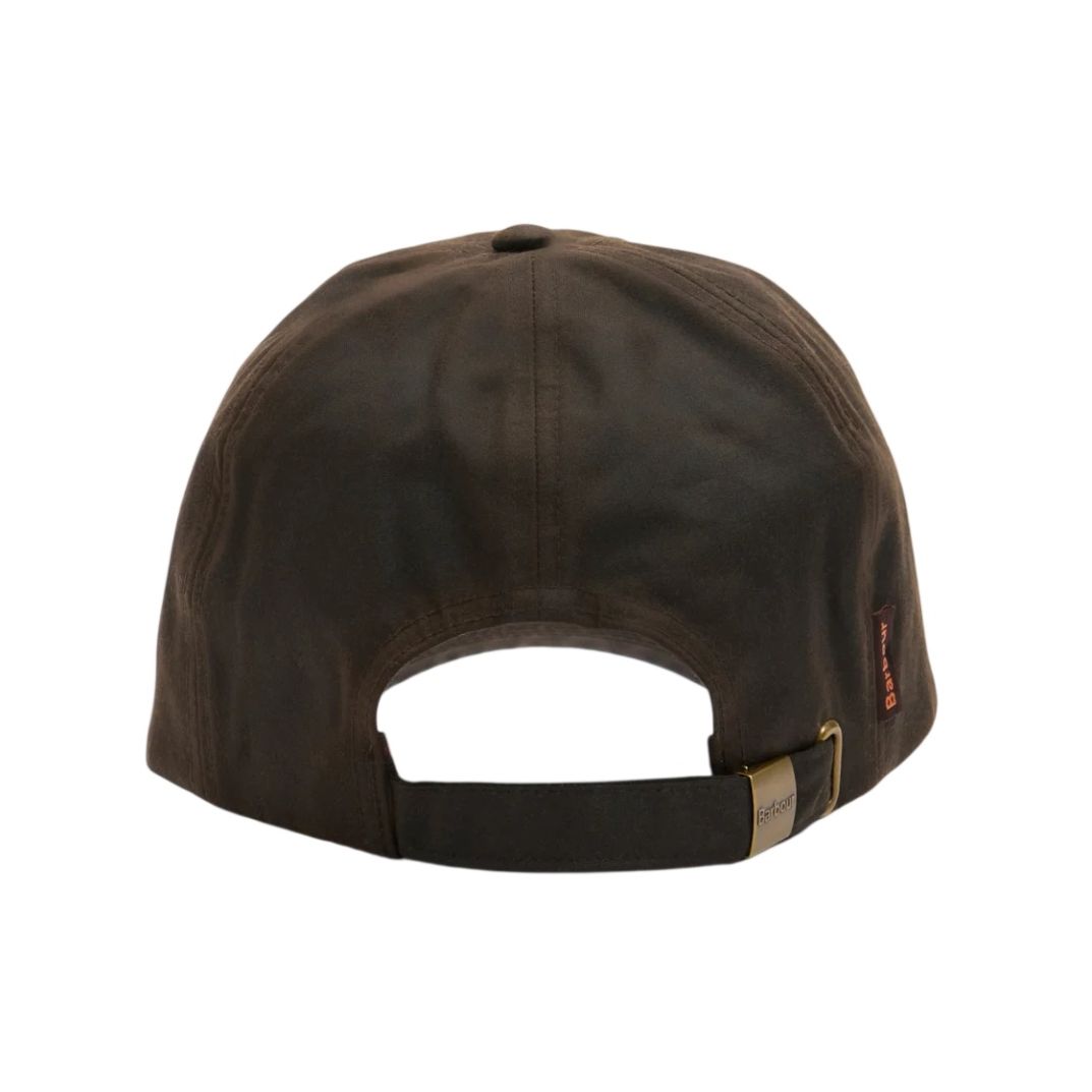 Barbour vokset kasket brun