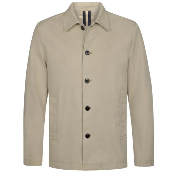 Profuomo Normal Fit Overshirt Beige