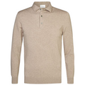 Profuomo Luxury Longsleeve Polo Beige