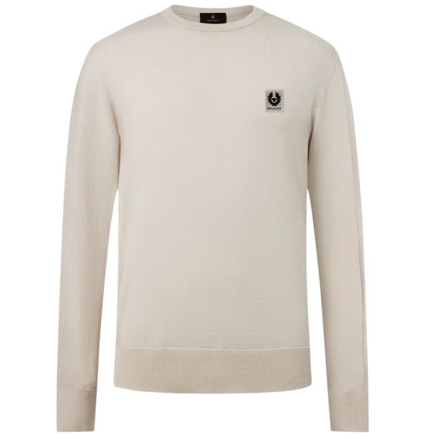 Belstaff Colden Merino Sweater Beige