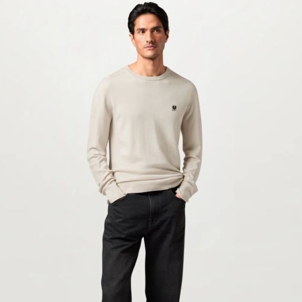 Belstaff Colden Merino Sweater Beige