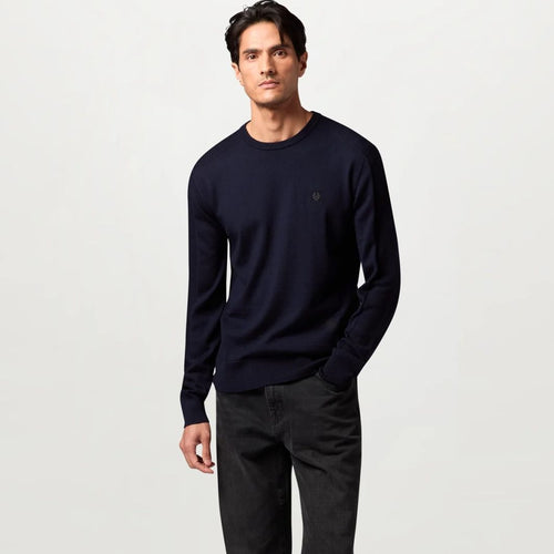 Belstaff Colden Merino Sweater Marineblå