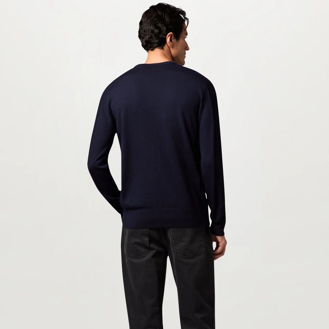 Belstaff Colden Merino Sweater Marineblå