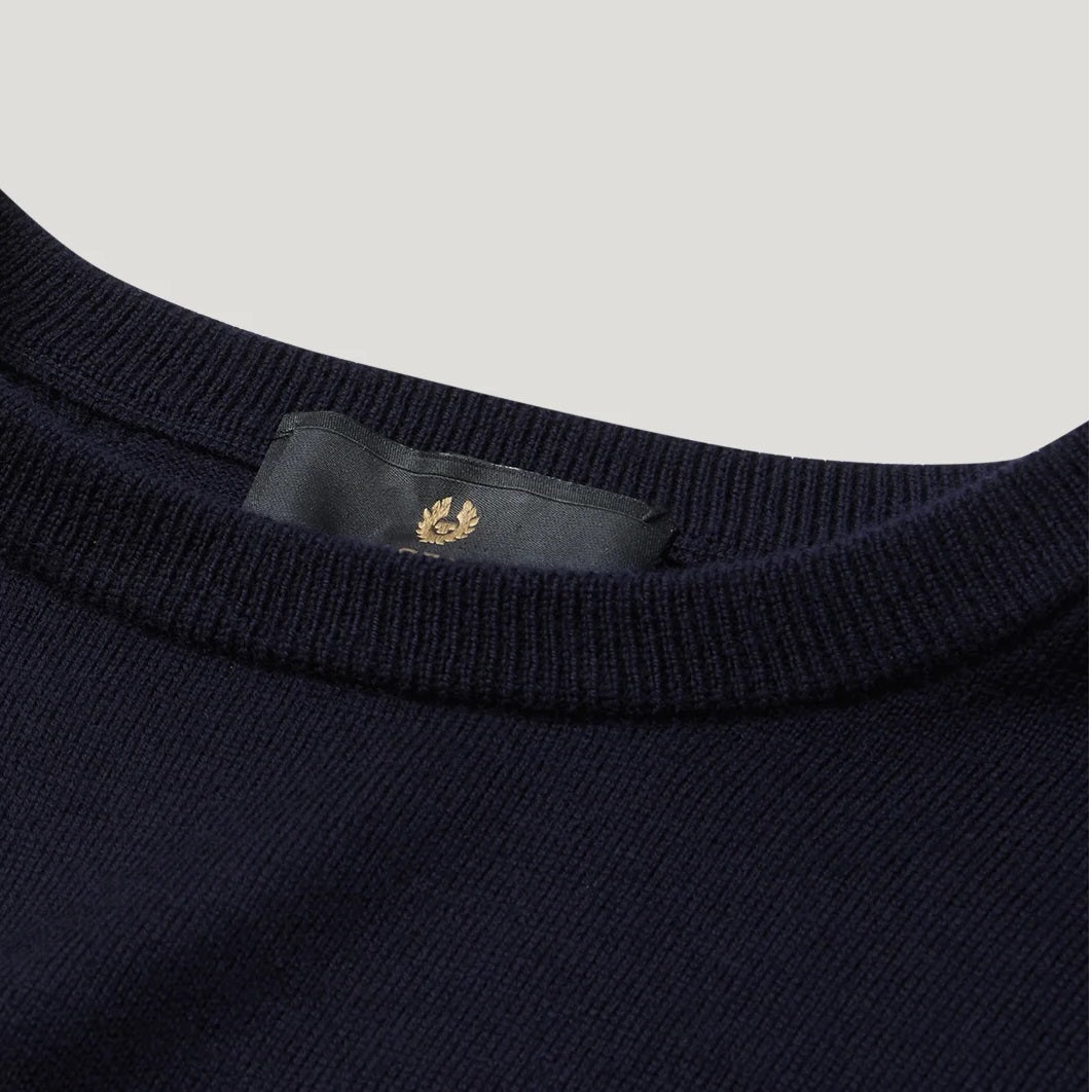 Belstaff Colden Merino Sweater Marineblå