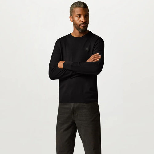 Belstaff Colden Merino Sweater Sort