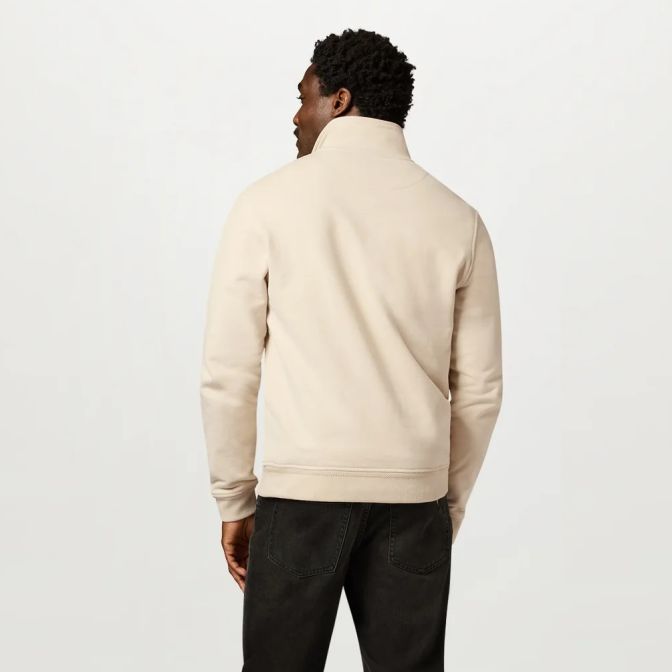 Belstaff Quarter Zip Sweater Beige