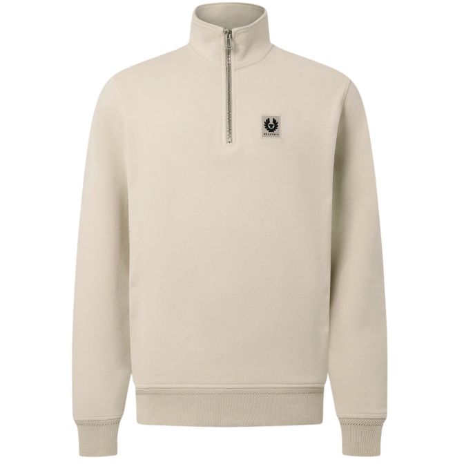 Belstaff Quarter Zip Sweater Beige
