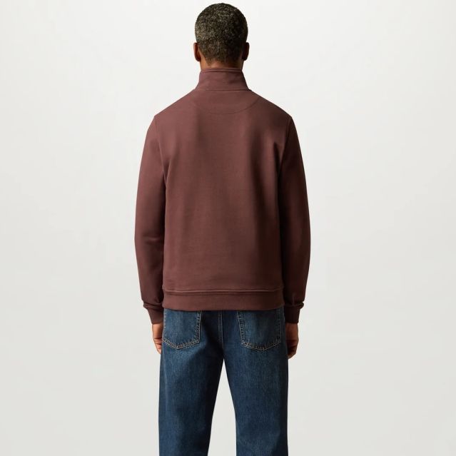 Belstaff Quarter Zip Sweater bordeaux