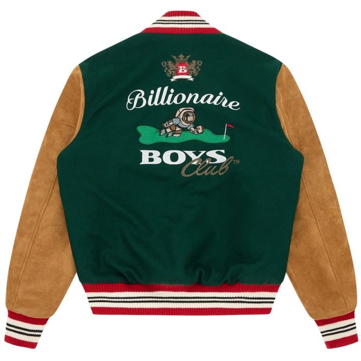 Billionaire Boys Club Astro Golf Club Varsity Jacket Mørkegrøn