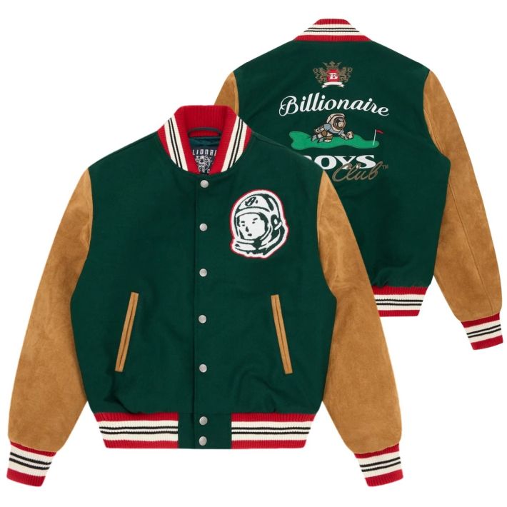 Billionaire Boys Club Astro Golf Club Varsity Jacket Mørkegrøn
