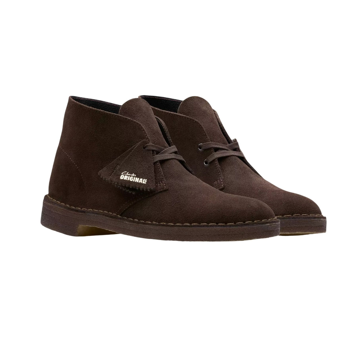 Clarks Suede Desert Boot Brun