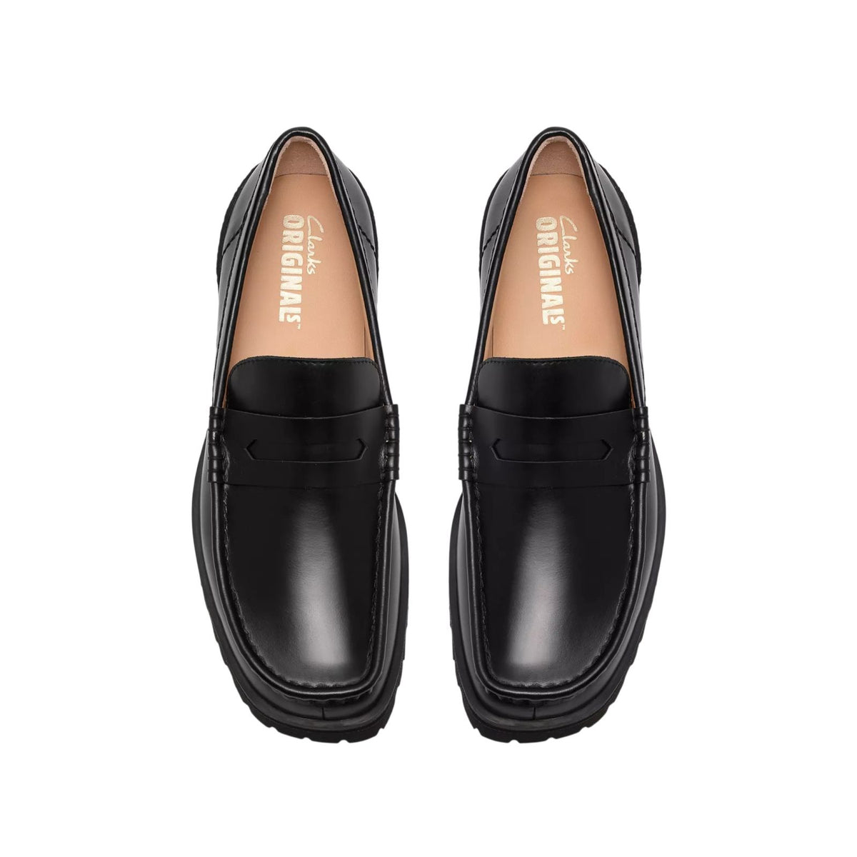 Clarks Yukoner Penny Loafers Sort