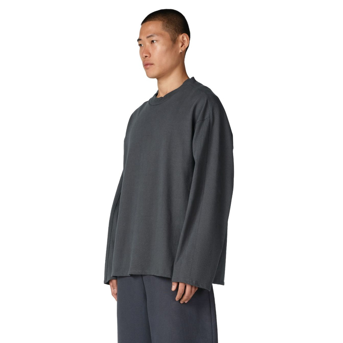 Seventh D7 Studio Langærmet T-shirt Antracit