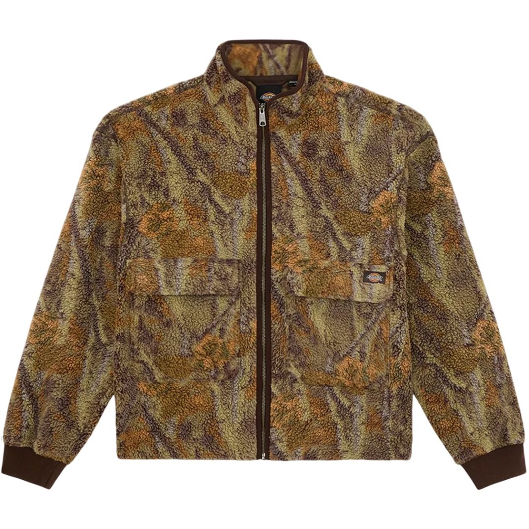 Dickies Paulden Sherpa Jakke Mørkegrøn