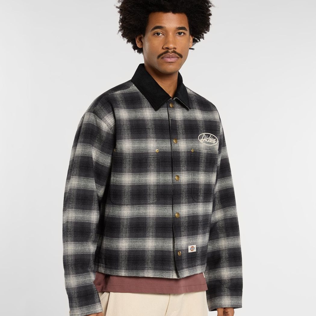 Dickies Taylor Flannel Jakke Sort