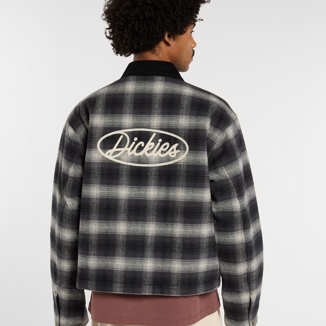 Dickies Taylor Flannel Jakke Sort