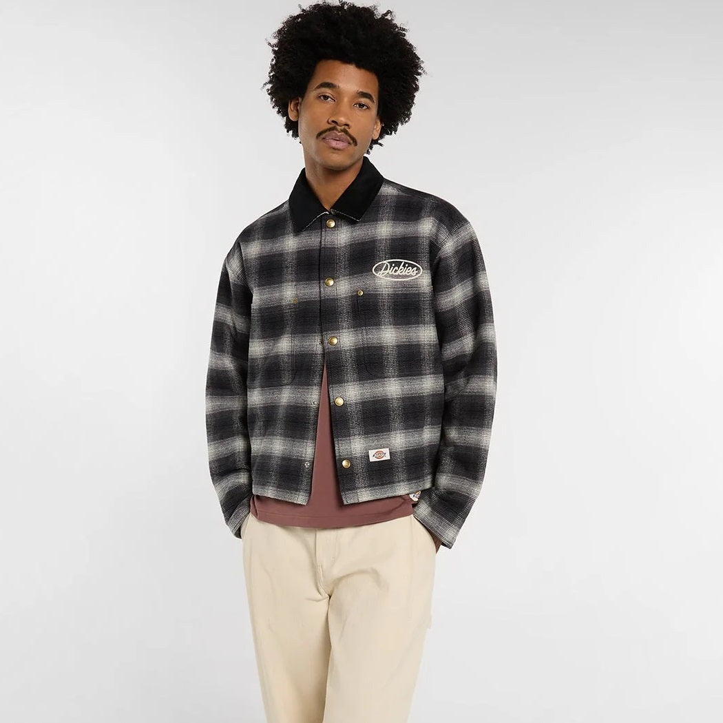 Dickies Taylor Flannel Jakke Sort