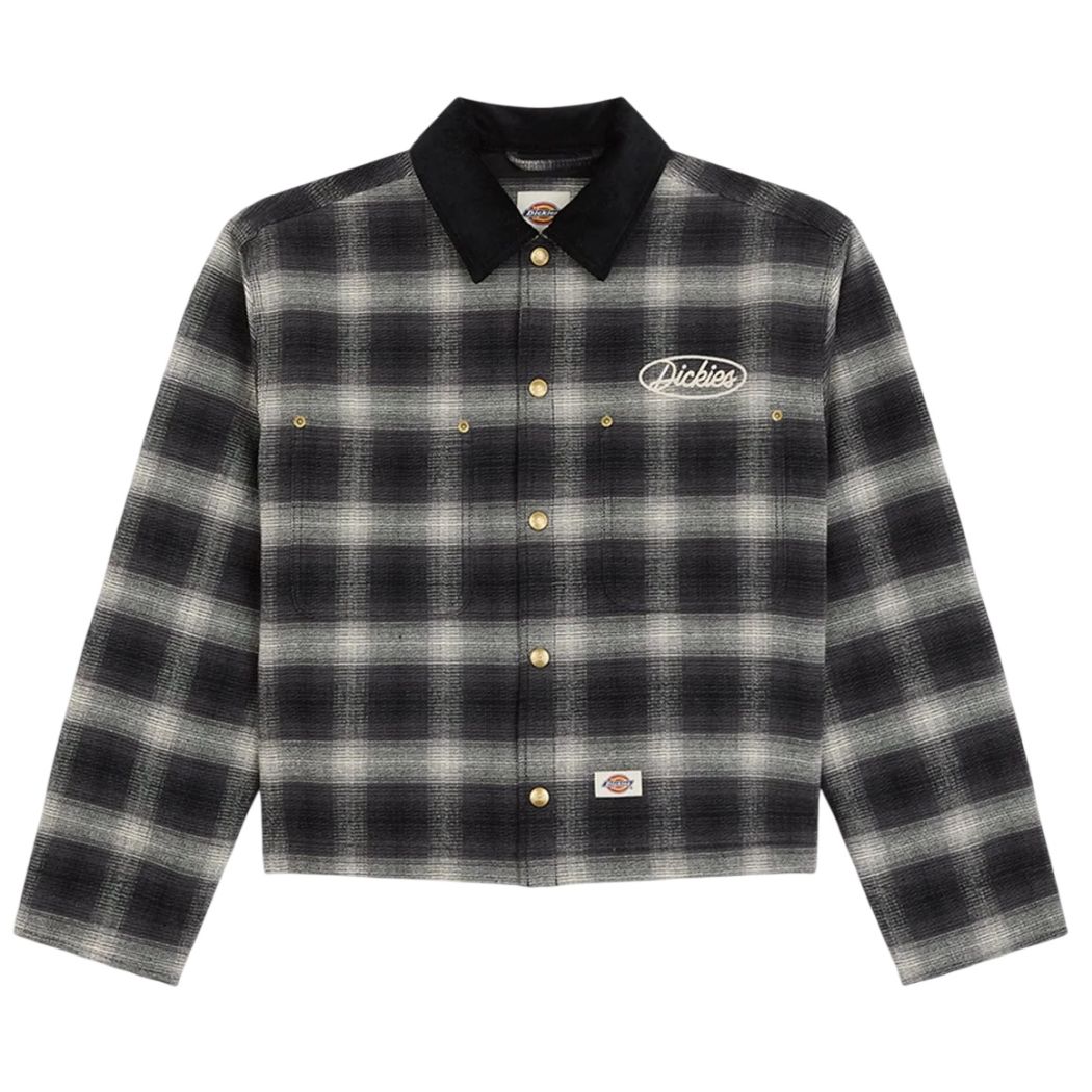 Dickies Taylor Flannel Jakke Sort