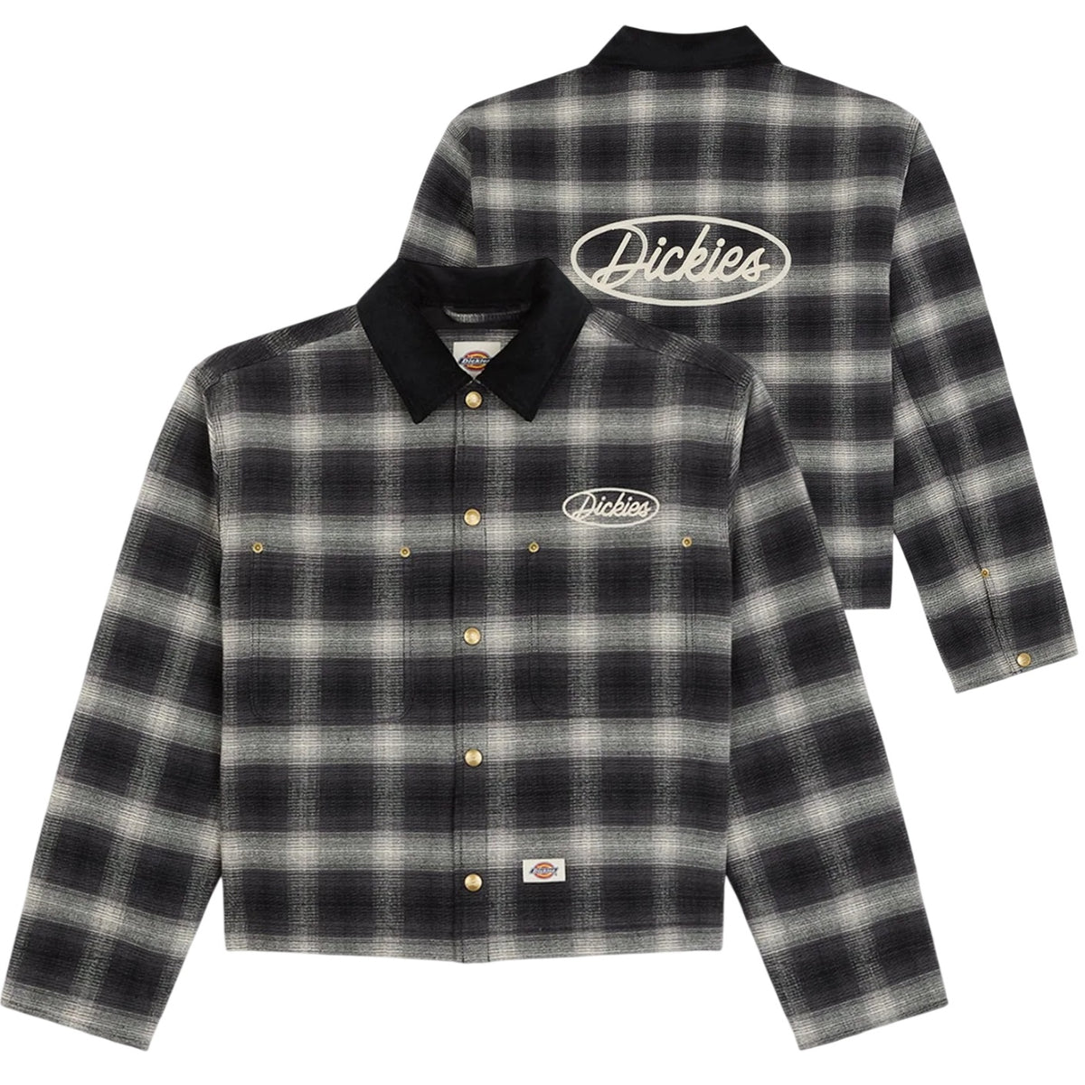 Dickies Taylor Flannel Jakke Sort
