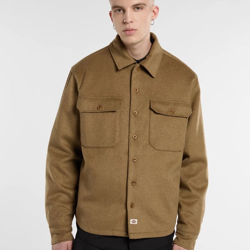 Dickies Torovada uldskjorte brun