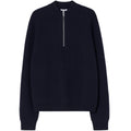 Filippa K Uld Half Zip Sweater Marineblå