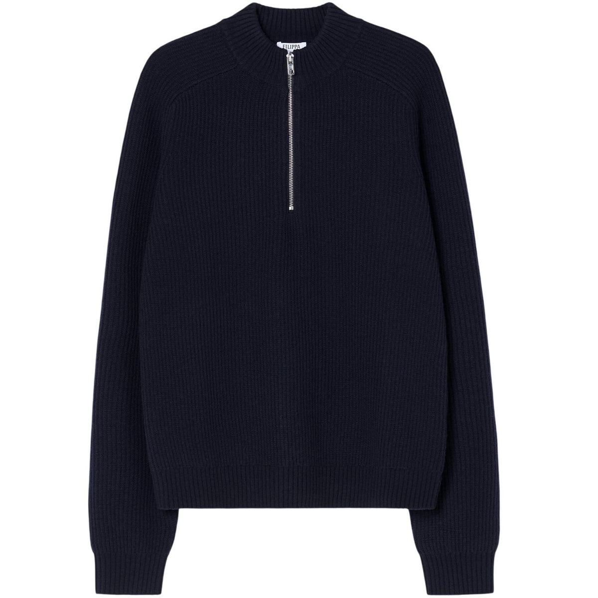 Filippa K Uld Half Zip Sweater Marineblå