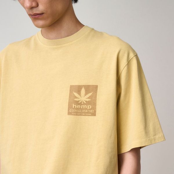 Gramicci Hemp T-shirt geel