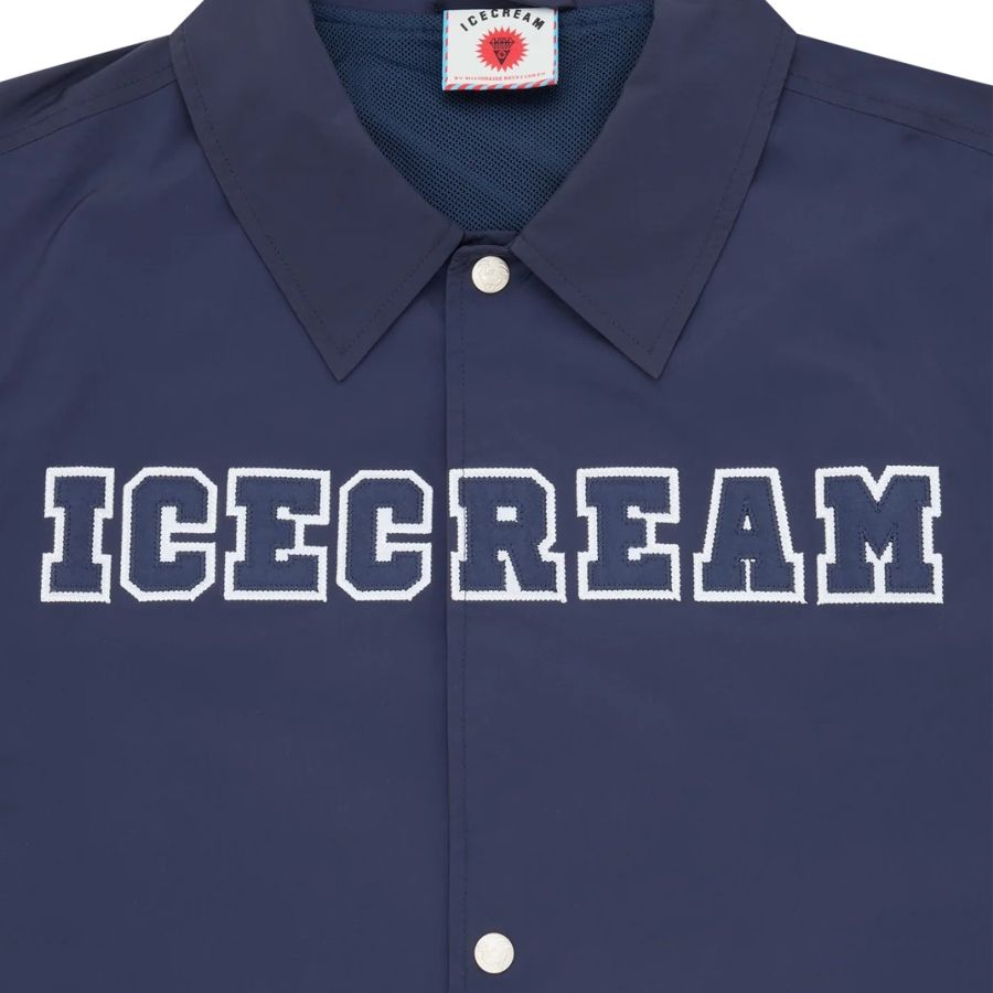 Icecream College Applique Coach Jakke Navy