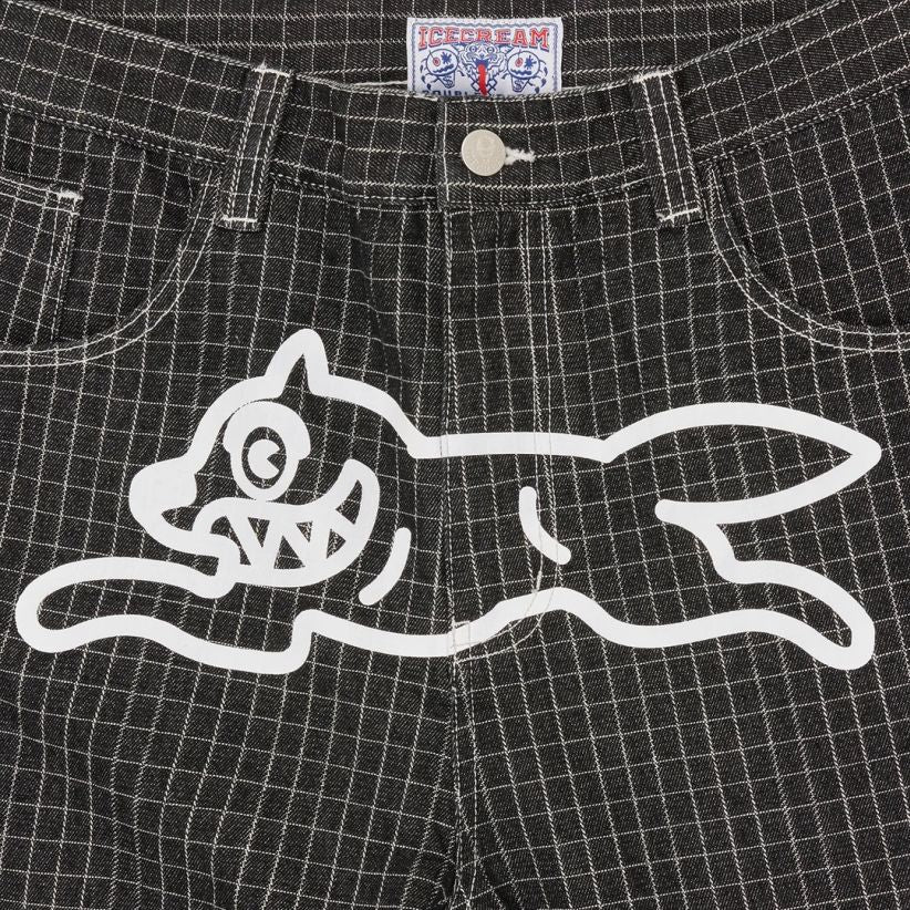 Icecream Ripstop Running Dog Double Scoop Jeans Sort