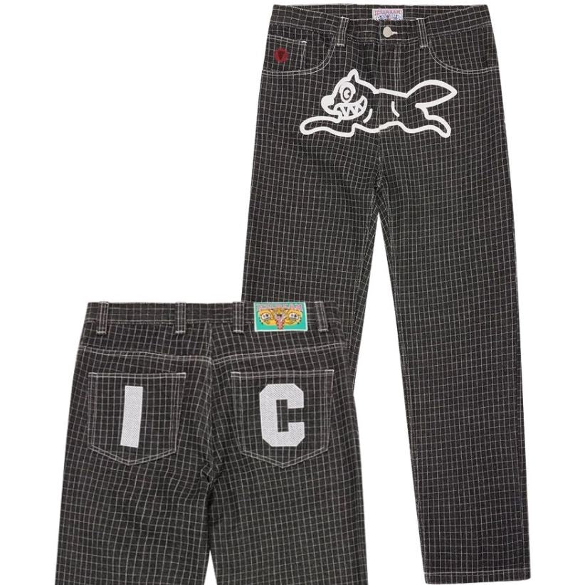 Icecream Ripstop Running Dog Double Scoop Jeans Sort