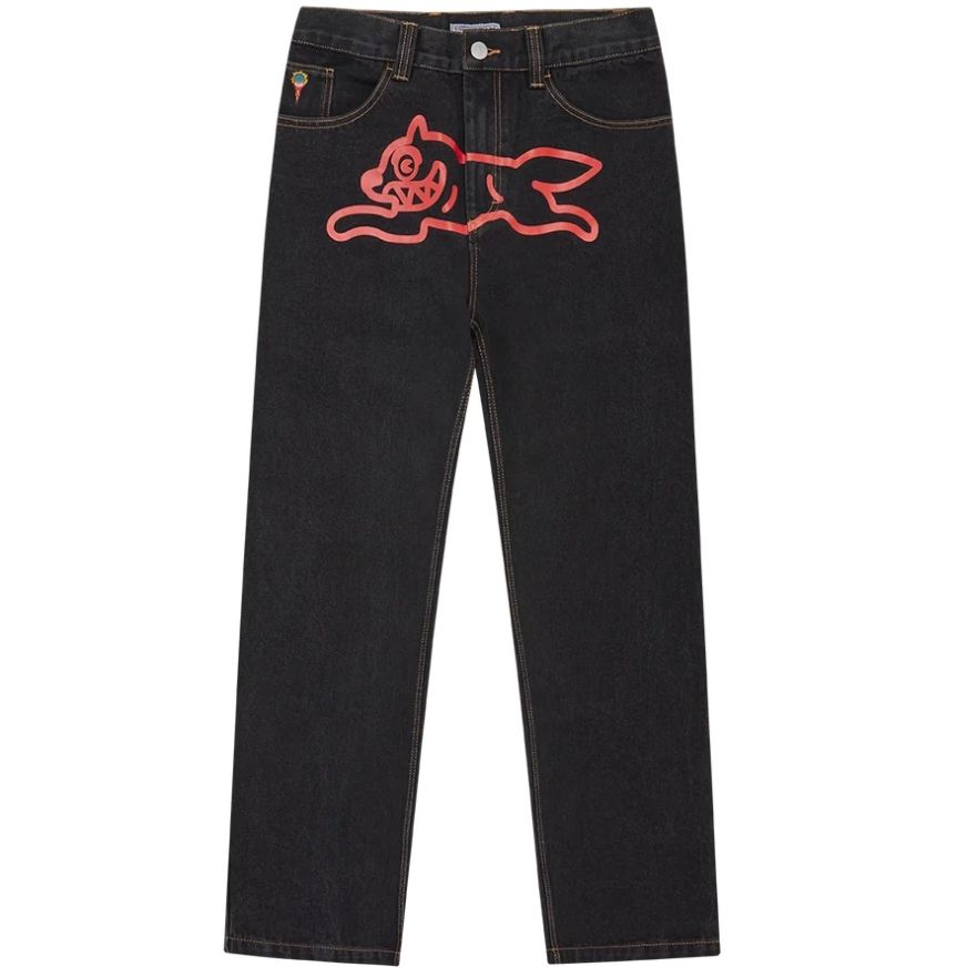 Icecream Running Dog Double Scoop Jeans Sort