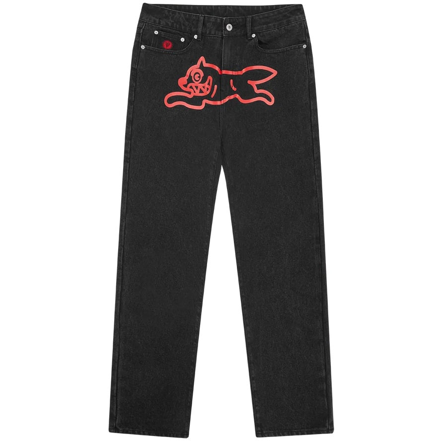 Icecream Running Dog Jeans Sort