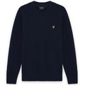 Lyle & Scott striktrøje med børstet overflade marineblå