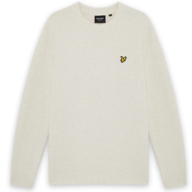 Lyle & Scott børstet sweater off-white