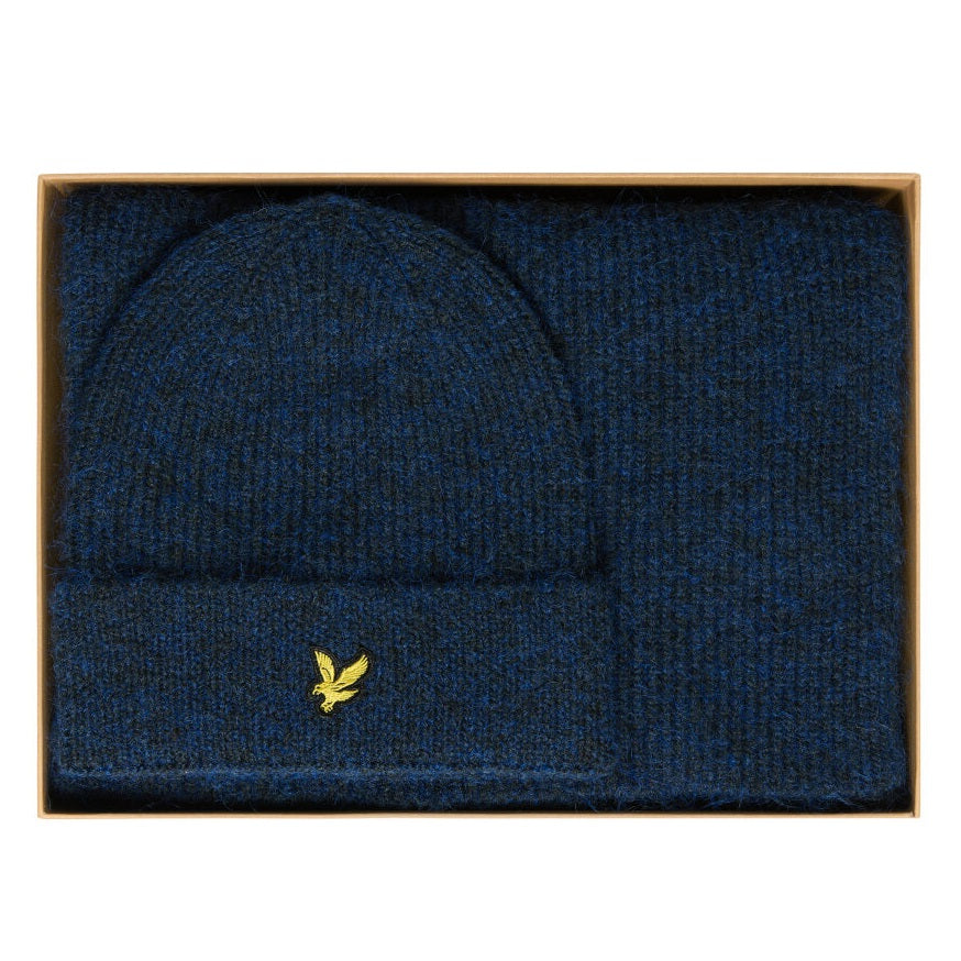 Lyle & Scott Brushed Winterset Navy