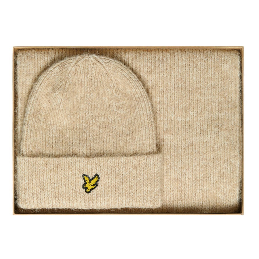 Lyle & Scott Brushed Winterset Off White