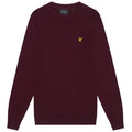 Lyle & Scott Cotton Merino Sweater Bordeaux