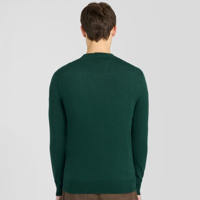 Lyle & Scott Cotton Merino Sweater Mørkegrøn