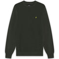 Lyle & Scott Panelled Waffle Sweater Mørkegrøn