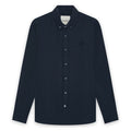 Lyle & Scott ensfarvet skjorte navy