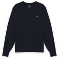 Lyle & Scott Relaxed Ribstrikket Sweater Navy