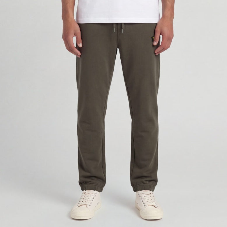 Lyle & Scott slim fit træningsbukser mørkegrøn