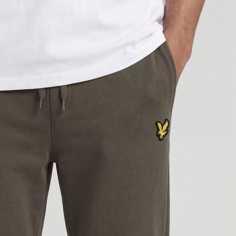 Lyle & Scott slim fit træningsbukser mørkegrøn