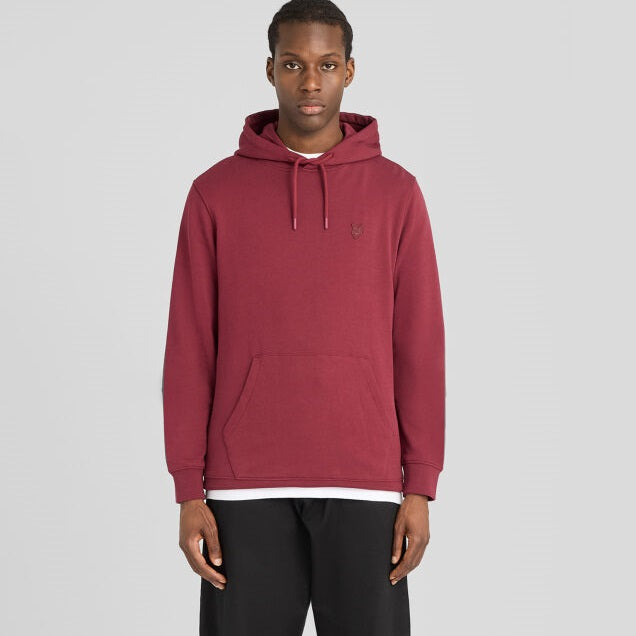 Lyle & Scott Superfine Hoodie Bordeaux